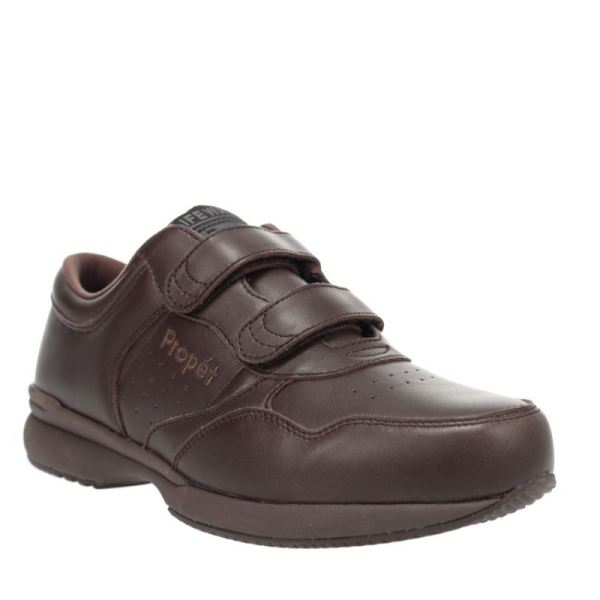Propet | Men's LifeWalker Strap-Brown | Special Offer | Canada Outlet