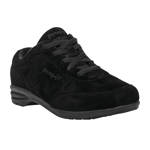 Propet | Women's Washable Walker-SR Black Suede | Quick Ship! | Canada Outlet