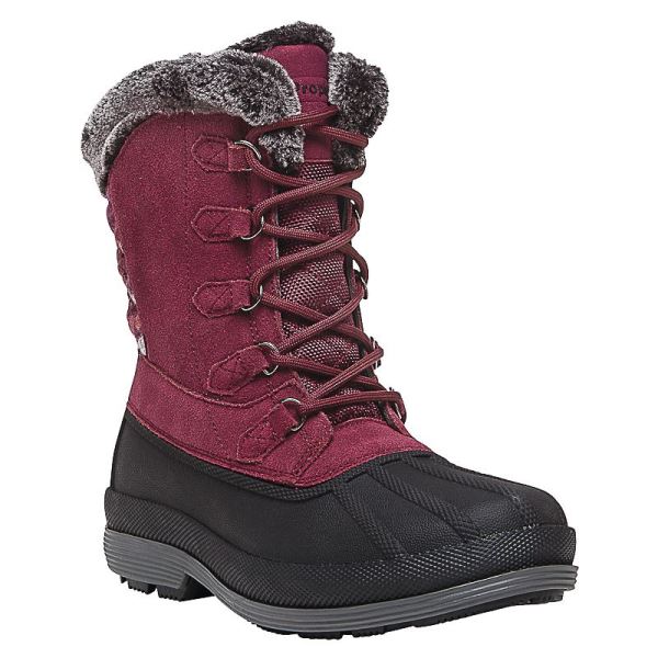 Propet | Women's Lumi Tall Lace-Berry | Quick Ship! | Canada Outlet