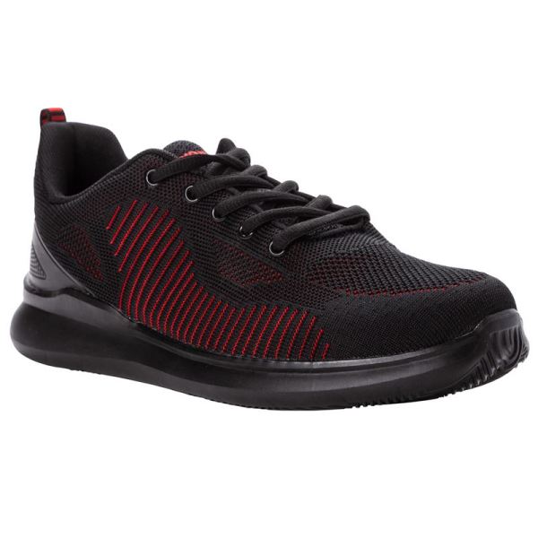 Propet | Men's Viator Fuse-Black/Red | Special Offer | Canada Outlet