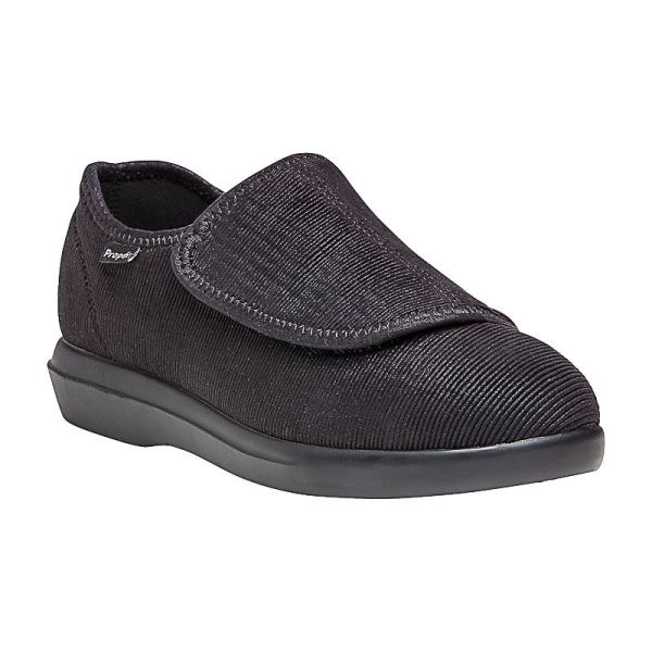 Propet | Women's Cush'n Foot-Black Floral | Quick Ship! | Canada Outlet