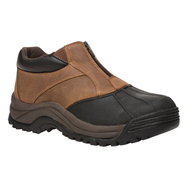 Propet | Men's Blizzard Ankle Zip-Brown/Black | Special Offer | Canada Outlet