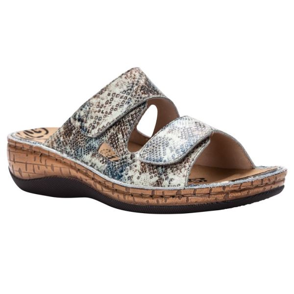 Propet | Women's Joelle-Blue Snake | Quick Ship! | Canada Outlet