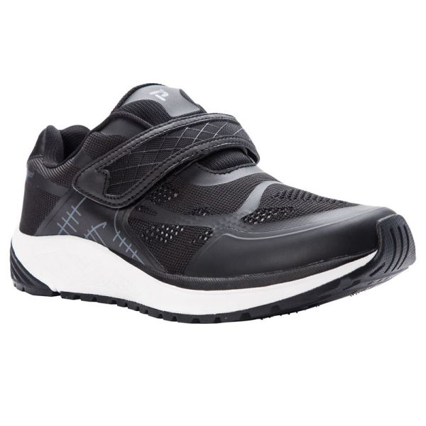 Propet | Men's Propet One Strap-Black/Dk Grey | Special Offer | Canada Outlet