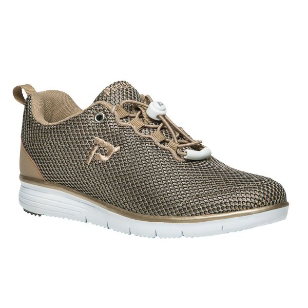 Propet | Women's TravelFit Prestige-Gold/Black | Quick Ship! | Canada Outlet