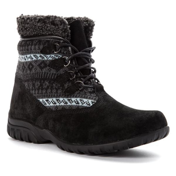 Propet | Women's Delaney Alpine-Black | Quick Ship! | Canada Outlet