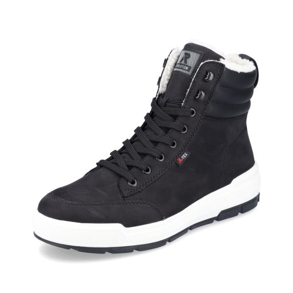 Rieker Quick Ship EVOLUTION Suede leather Men's boots| U0071 Ankle Boots - Black