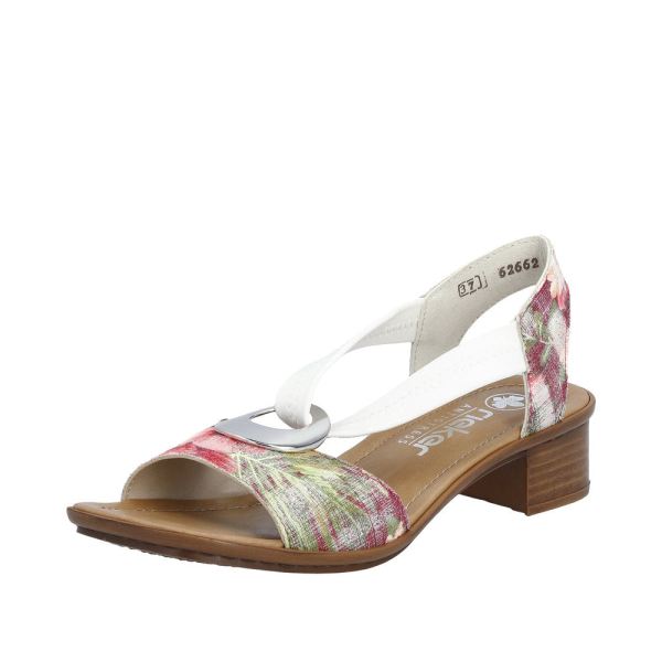 Rieker Quick Ship Women's sandals | Style 62662 Dress Sandal - Multi