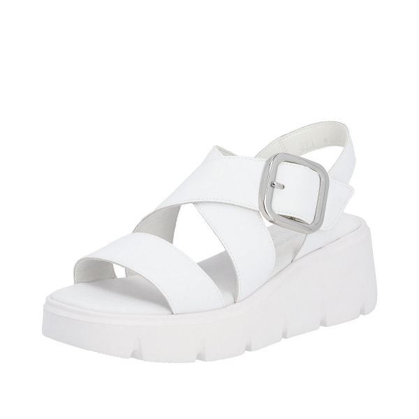 Rieker Quick Ship EVOLUTION Women's sandals | Style W1550 Casual Sandal - White