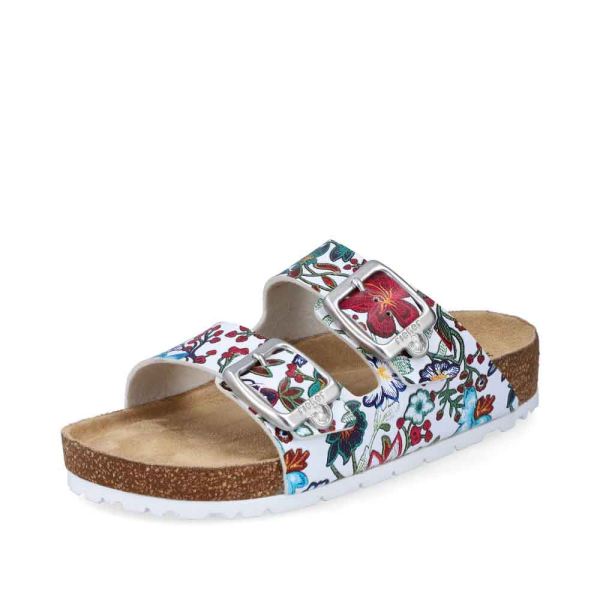 Rieker Quick Ship Women's sandals | Style 69384 Casual Mule - Multi
