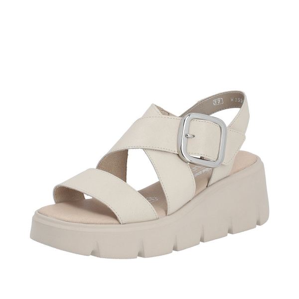 Rieker Quick Ship EVOLUTION Women's sandals | Style W1550 Casual Sandal - Beige