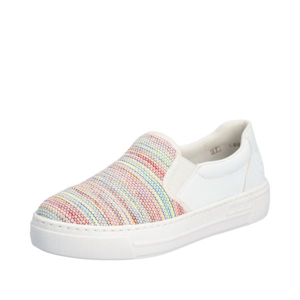Rieker Quick Ship Women's shoes | Style L8854 Casual Slip-on - Multi