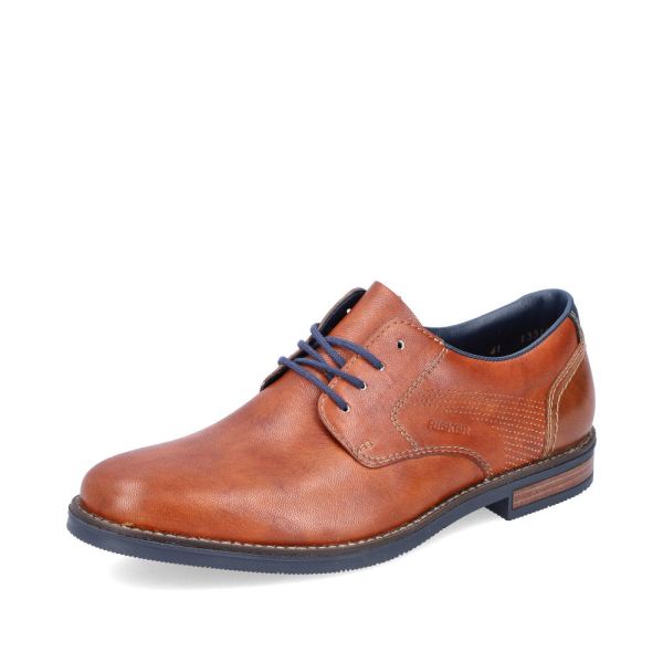 Rieker Quick Ship Men's shoes | Style 13516 Dress Lace-up - Brown