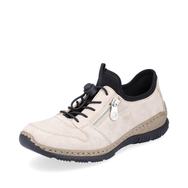 Rieker Quick Ship Leather Women's shoes| N32G0-00 - Beige