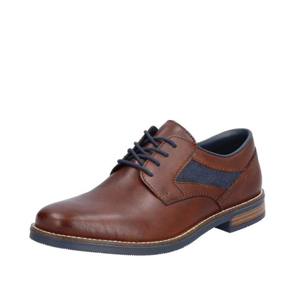 Rieker Quick Ship Men's shoes | Style 13522 Dress Lace-up - Brown