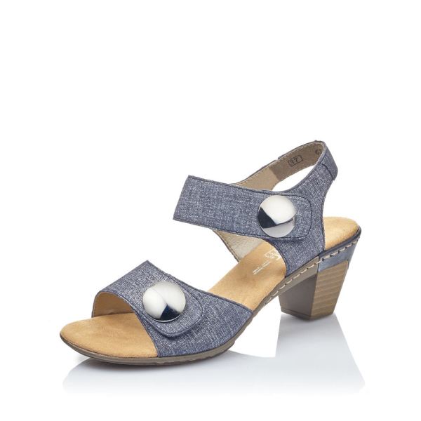Rieker Quick Ship Women's sandals | Style 67369 Dress Sandal - Blue