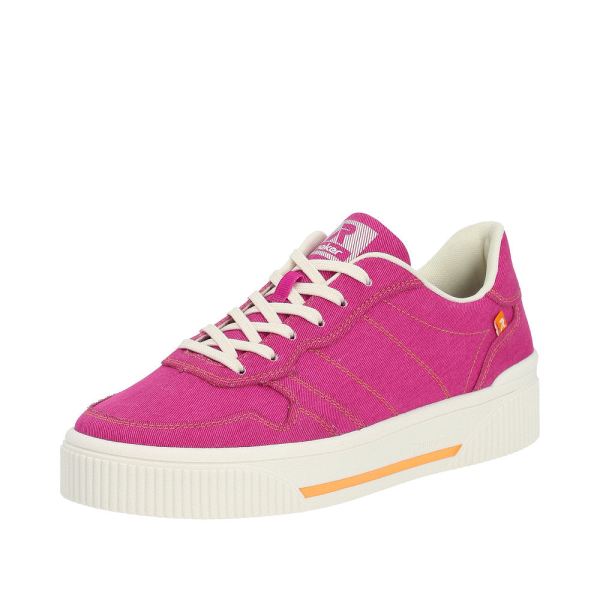 Rieker Quick Ship EVOLUTION Women's shoes | Style W0706 Athletic Lace-up - Pink
