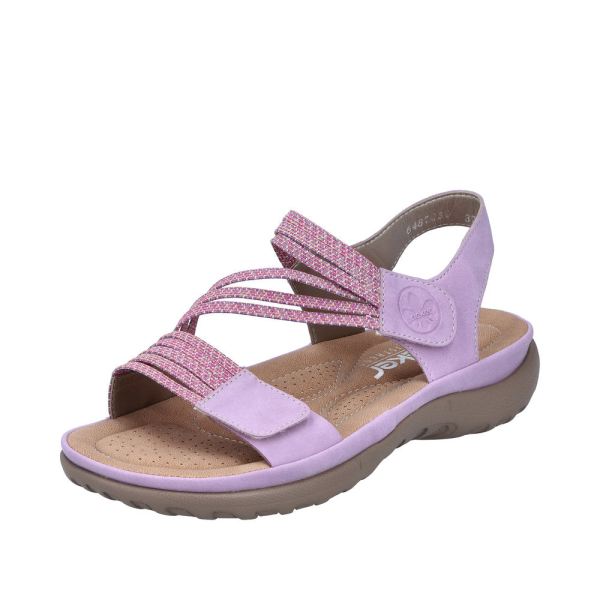 Rieker Quick Ship Women's sandals | Style 64870 Athletic Sandal - Pink