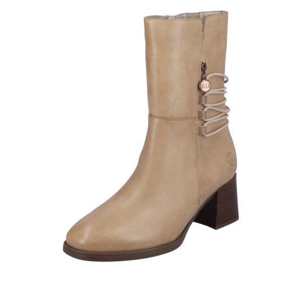 Remonte Leather Women's mid height boots| D0V71 Mid-height Boots - Brown