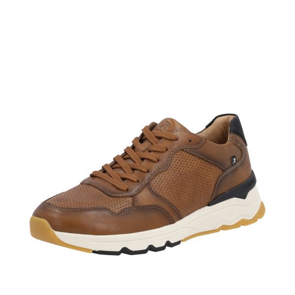 Rieker Quick Ship EVOLUTION Men's shoes | Style U0900 Athletic Lace-up - Brown