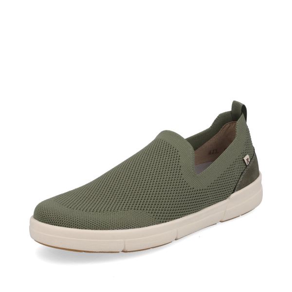 Rieker Quick Ship EVOLUTION Men's shoes | Style 07106 Athletic Slip-on - Green
