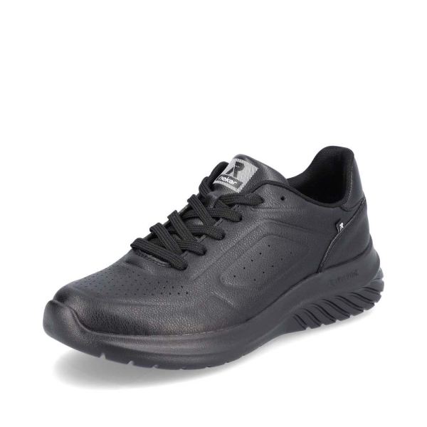 Rieker Quick Ship EVOLUTION Men's shoes | Style U0501 Athletic Lace-up - Black