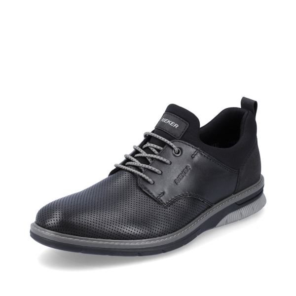 Rieker Quick Ship Men's shoes | Style 14450 Dress Slip-on - Black