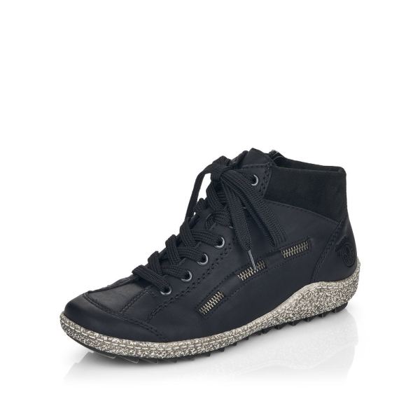 Rieker Quick Ship Synthetic Material Women's short boots | L7543 Ankle Boots - Black