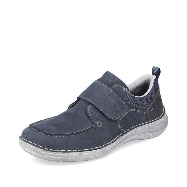 Rieker Quick Ship Men's shoes | Style 03058 Casual - Blue
