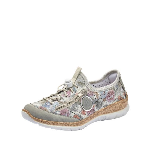 Rieker Quick Ship Women's shoes | Style N42V1 Athletic Slip-on - Multi