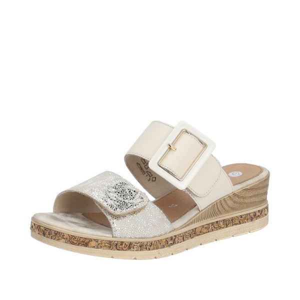 Remonte Women's sandals | Style D3068 Dress Mule - Beige Combination