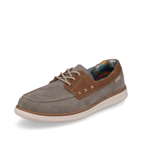 Rieker Quick Ship EVOLUTION Men's shoes | Style U0601 Casual Lace-up - Grey Combination