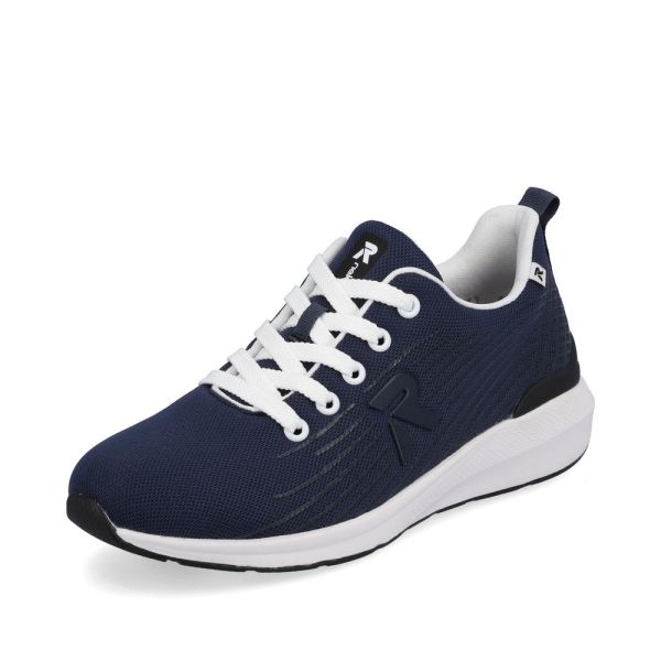 Rieker Quick Ship EVOLUTION Women's shoes | Style 40108 Athletic Lace-up - Blue