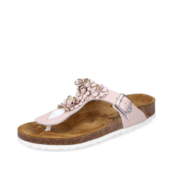 Rieker Quick Ship Women's sandals | Style V8392 Casual Flip Flop - Pink