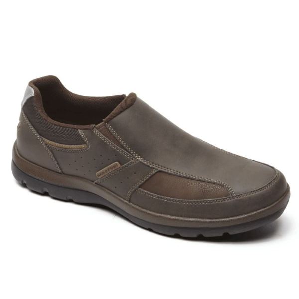 ROCKPORT GET YOUR KICKS SLIP-ON-BROWN