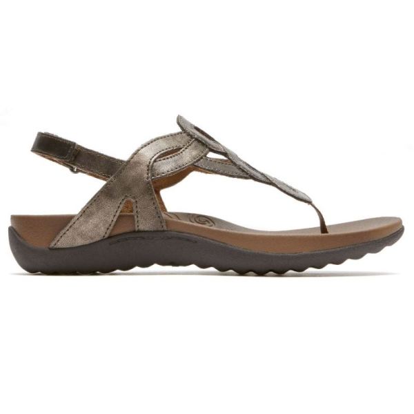 ROCKPORT WOMEN'S RAMONA SANDAL-BRONZE
