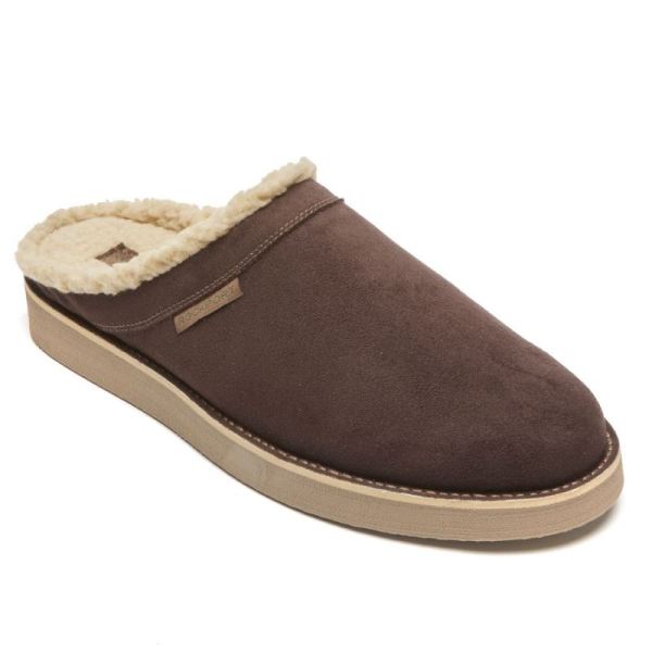 ROCKPORT MEN'S AXELROD SLIDE-BROWN