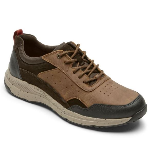 ROCKPORT MEN'S TOTAL MOTION TRAIL SNEAKER-WATERPROOF-TAN