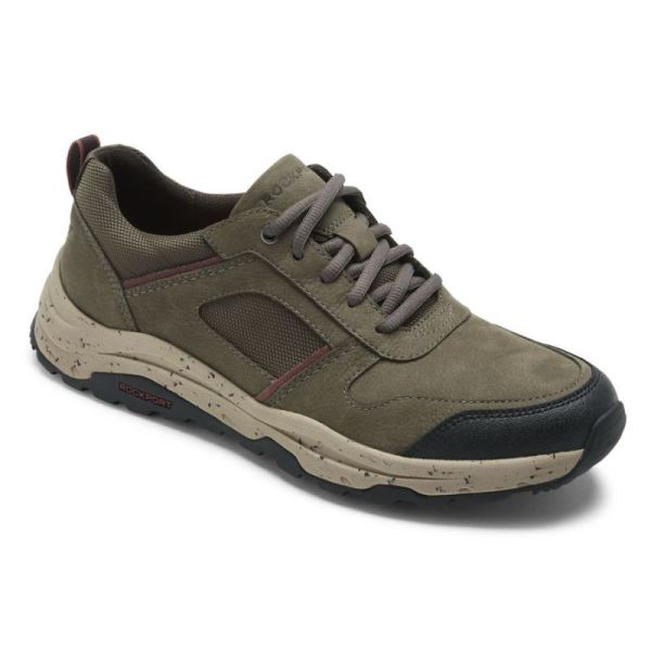 ROCKPORT MEN'S XCS PATHWAY WATERPROOF UBAL TREKKER-BREEN NUBUCK