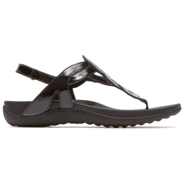 ROCKPORT WOMEN'S RAMONA SANDAL-BLACK
