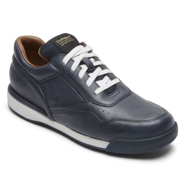 ROCKPORT MEN'S 7100 PROWALKER LIMITED EDITION SHOE-NAVY LEATHER