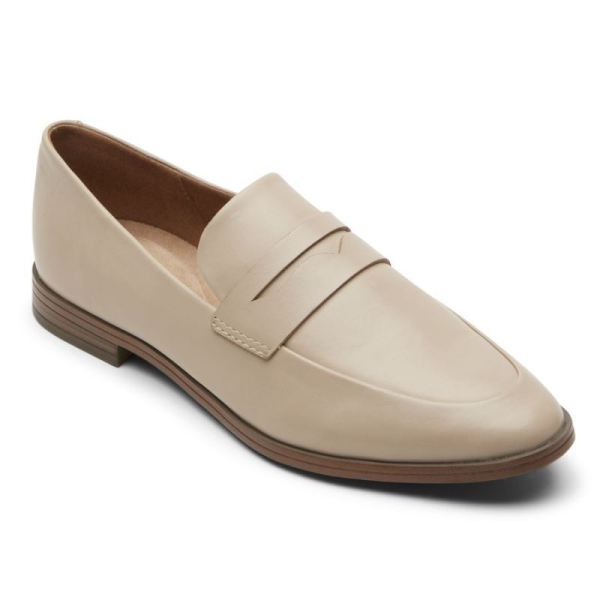 ROCKPORT WOMEN'S PERPETUA CLASSIC PENNY LOAFER-HUMUS