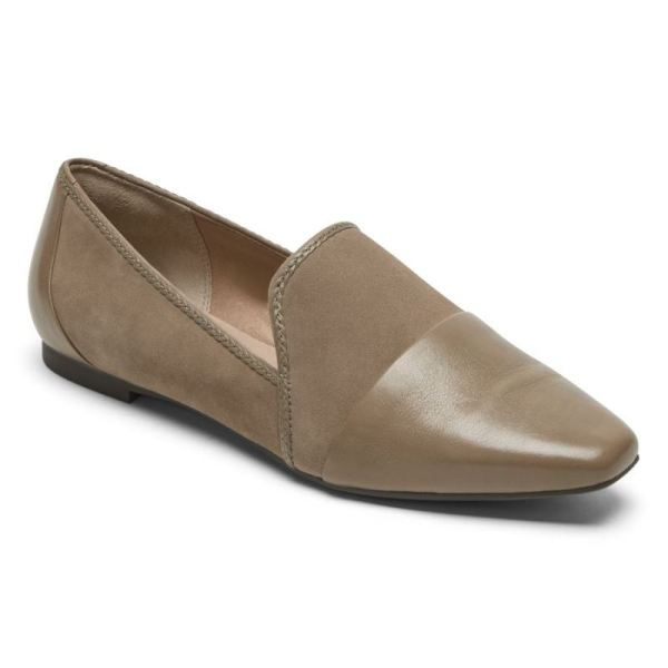 ROCKPORT WOMEN'S TOTAL MOTION LAYLANI ACCENT LOAFER-MUSHROOM