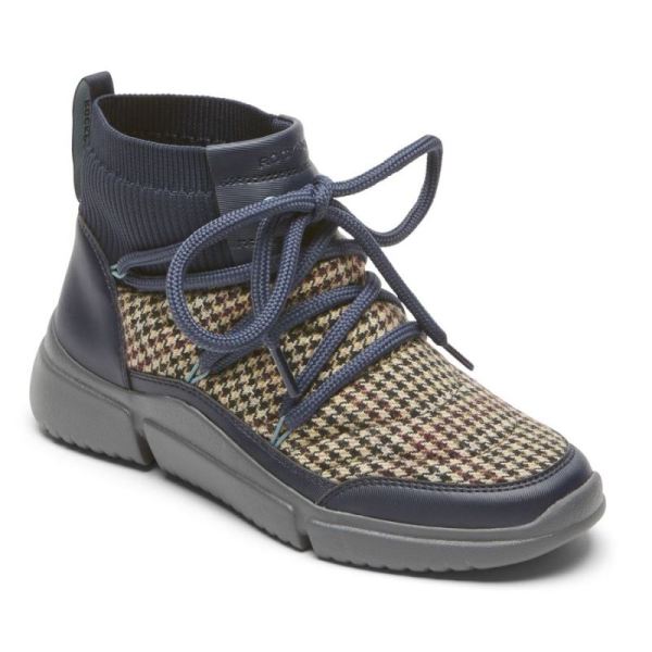 ROCKPORT WOMEN'S R-EVOLUTION WASHABLE QUILTED BOOTIE-PLAID