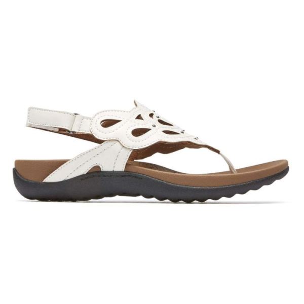 ROCKPORT RIDGE SLING SANDAL-WHITE