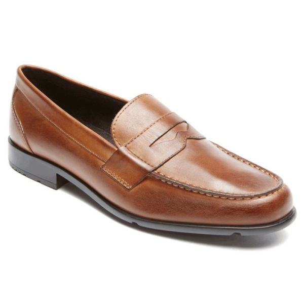 ROCKPORT MEN'S CLASSIC PENNY LOAFER-COGNAC