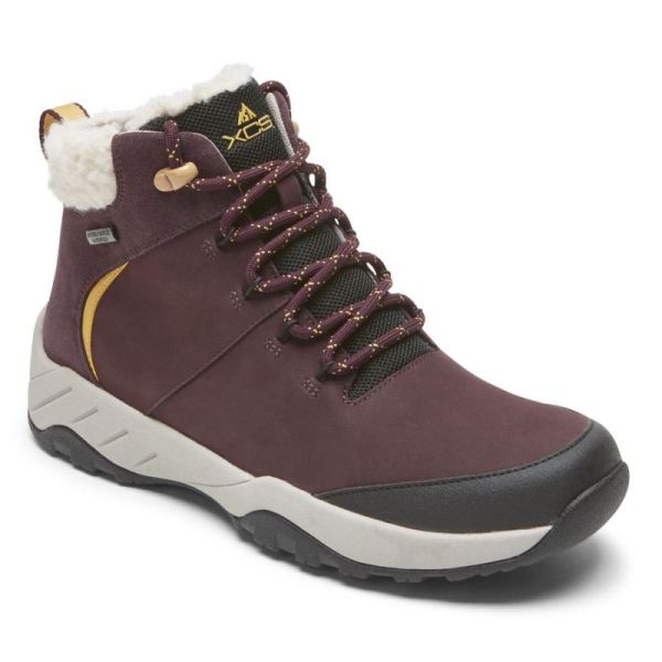 ROCKPORT WOMEN'S XCS SPRUCE PEAK BOOT-WATERPROOF-OXBLOOD