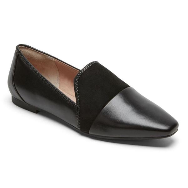 ROCKPORT WOMEN'S TOTAL MOTION LAYLANI ACCENT LOAFER-BLACK