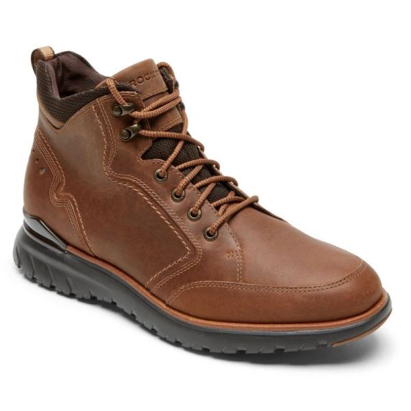 ROCKPORT MEN'S TOTAL MOTION SPORT BOOT-WATERPROOF-TAN