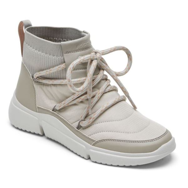 ROCKPORT WOMEN'S R-EVOLUTION WASHABLE QUILTED BOOTIE-GREY